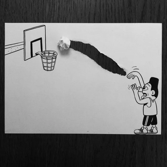 Illustrator Uses Clever 3D Tricks To Bring His Cartoons To Life