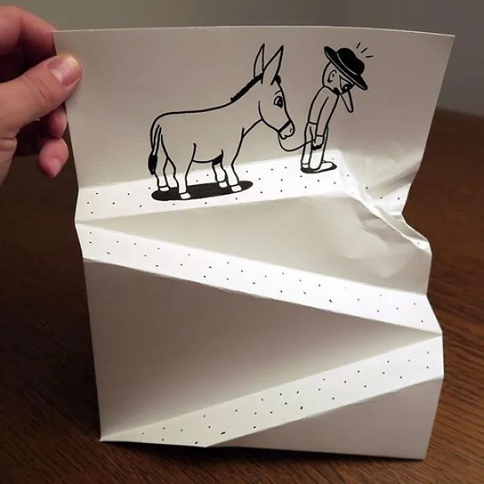 Illustrator Uses Clever 3D Tricks To Bring His Cartoons To Life