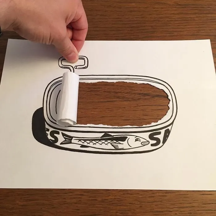 Illustrator Uses Clever 3D Tricks To Bring His Cartoons To Life