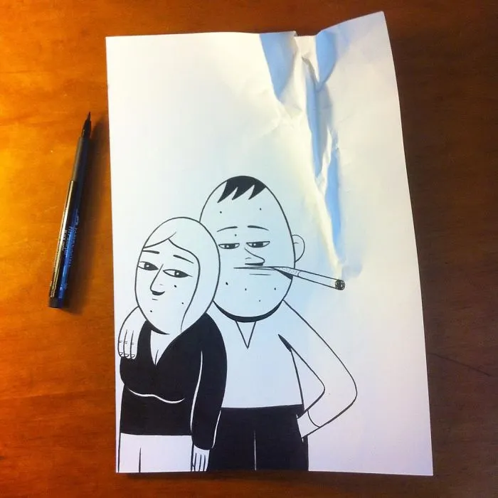 Illustrator Uses Clever 3D Tricks To Bring His Cartoons To Life