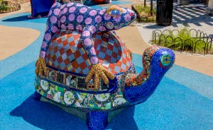 It Took Me 4 Years To Create One-Of-A-Kind Mosaic Play Structure For Underserved Children