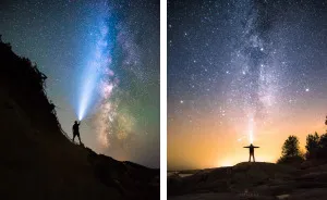 I Take Self-Portraits Under The Night Sky