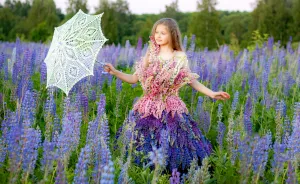 I Photographed My Daughter In A Field Of Lupine To Reveal Her Sensitive Personality