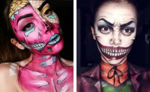 I Turn Myself Into Different Characters Using Body Paint