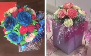 I Make Cakes And Cupcakes That Look Like Flower Bouquets