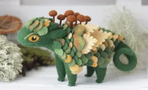 Felt Dragons By Russian Artist Alena Bobrova