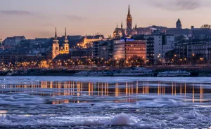 I Captured An Incredible Ice Drifting On The Danube