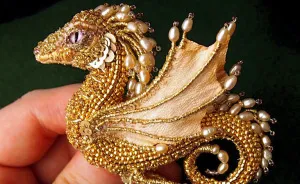Bead Dragon Brooches By This Russian Artist Will Make You Want To Tame One