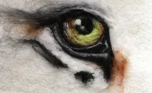 I’m "Painting" 100 Eyes In 100 Days In Wool