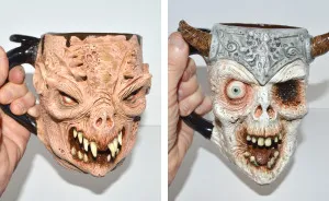 We Make Creepy Beer Mugs In Gruesome Detail