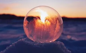 Soap Bubble Freezing At -27°c
