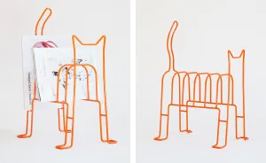 Boris The Cat Magazine & Book Rack