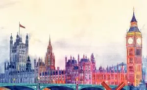 Speed Painting Of Big Ben By Maja Wrońska