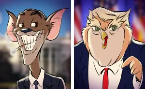 I Imagined Famous Politics As Cartoon Animals