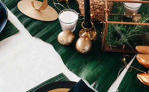 I Made This Table Decorations Out Of Painted Fruits, Vegetables And Herbs