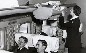 1950s Photos Reveal How Babies Traveled On Airplanes In The Past
