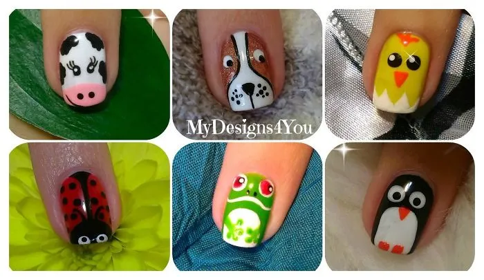 I Painted Cute Animals On My Nails