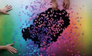 This Puzzle Has All Colors In CMYK Spectrum