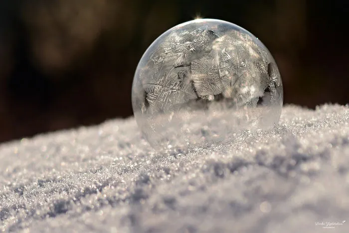 This Is What Happens To A Soap Bubble In Winter