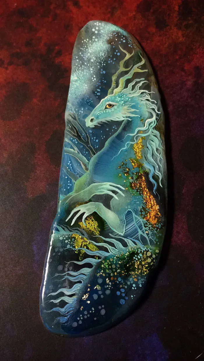 I Paint Dragons, The Ancient Keepers Of Our Dreams On Stones