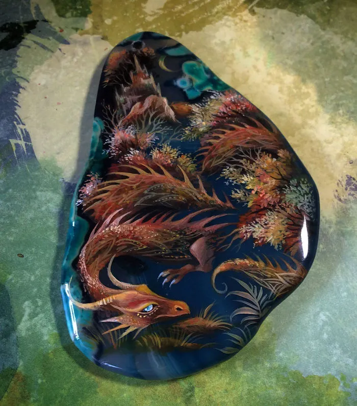 I Paint Dragons, The Ancient Keepers Of Our Dreams On Stones