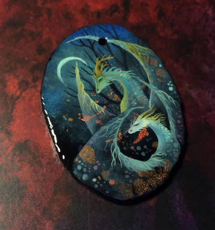 I Paint Dragons, The Ancient Keepers Of Our Dreams On Stones