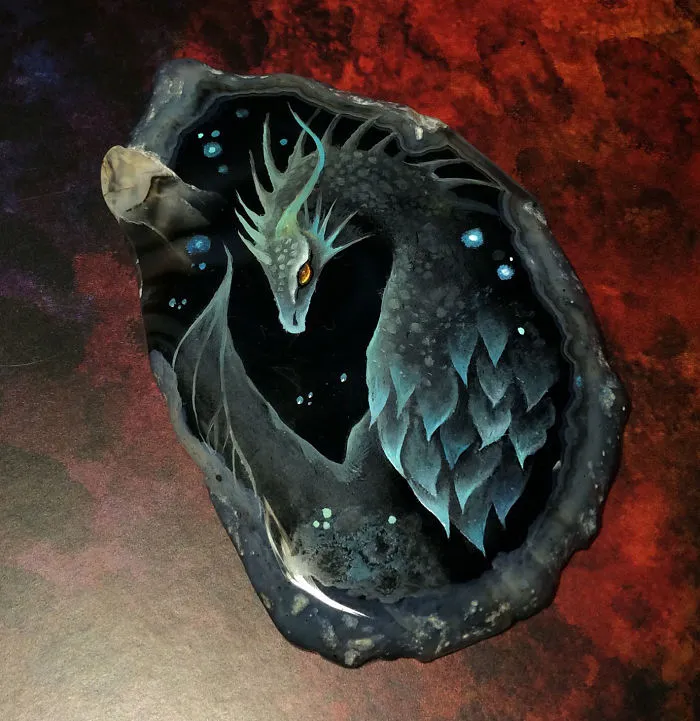 I Paint Dragons, The Ancient Keepers Of Our Dreams On Stones