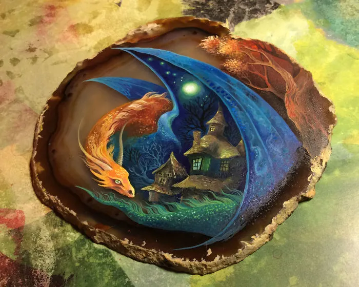 I Paint Dragons, The Ancient Keepers Of Our Dreams On Stones