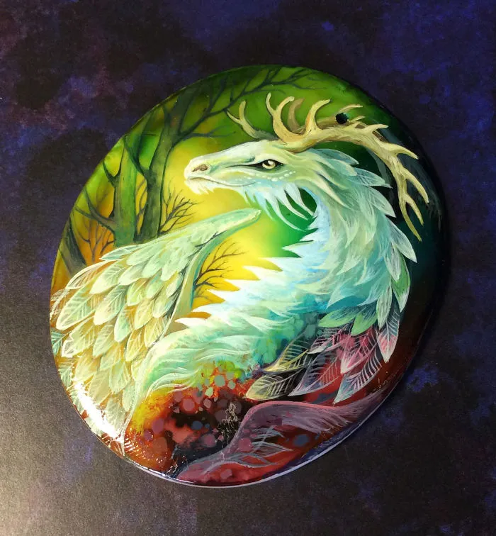 I Paint Dragons, The Ancient Keepers Of Our Dreams On Stones