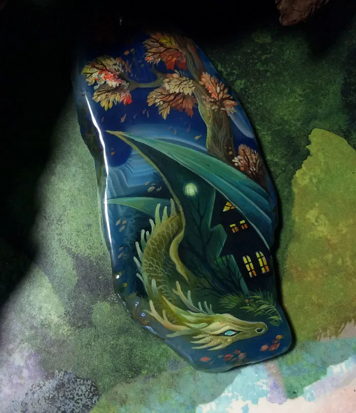 I Paint Dragons, The Ancient Keepers Of Our Dreams On Stones