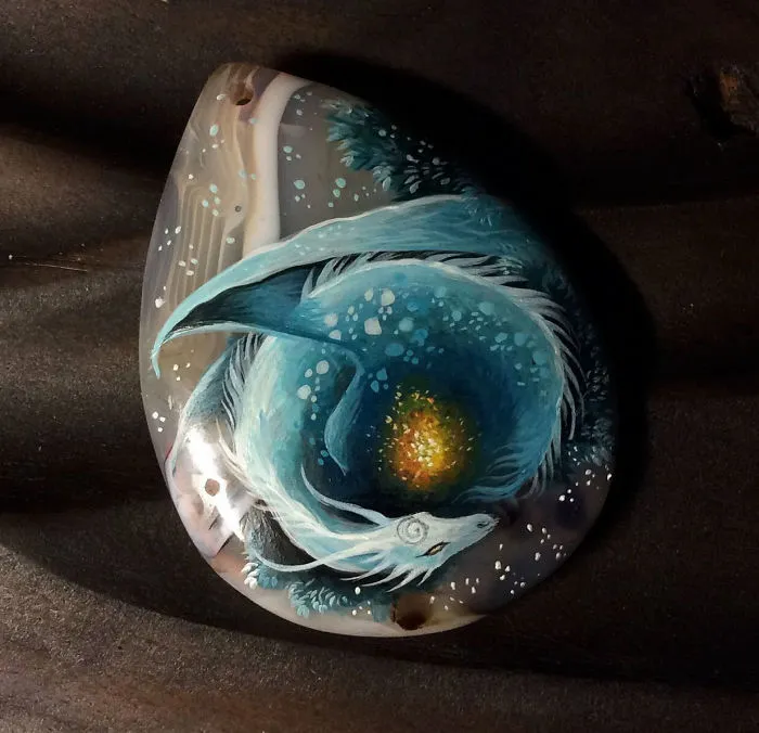 I Paint Dragons, The Ancient Keepers Of Our Dreams On Stones