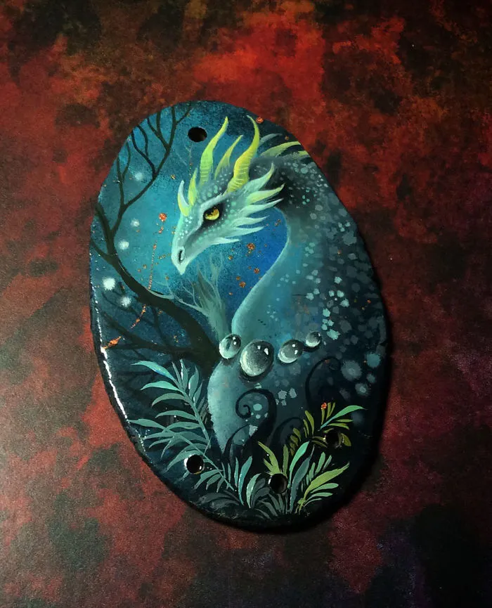 I Paint Dragons, The Ancient Keepers Of Our Dreams On Stones