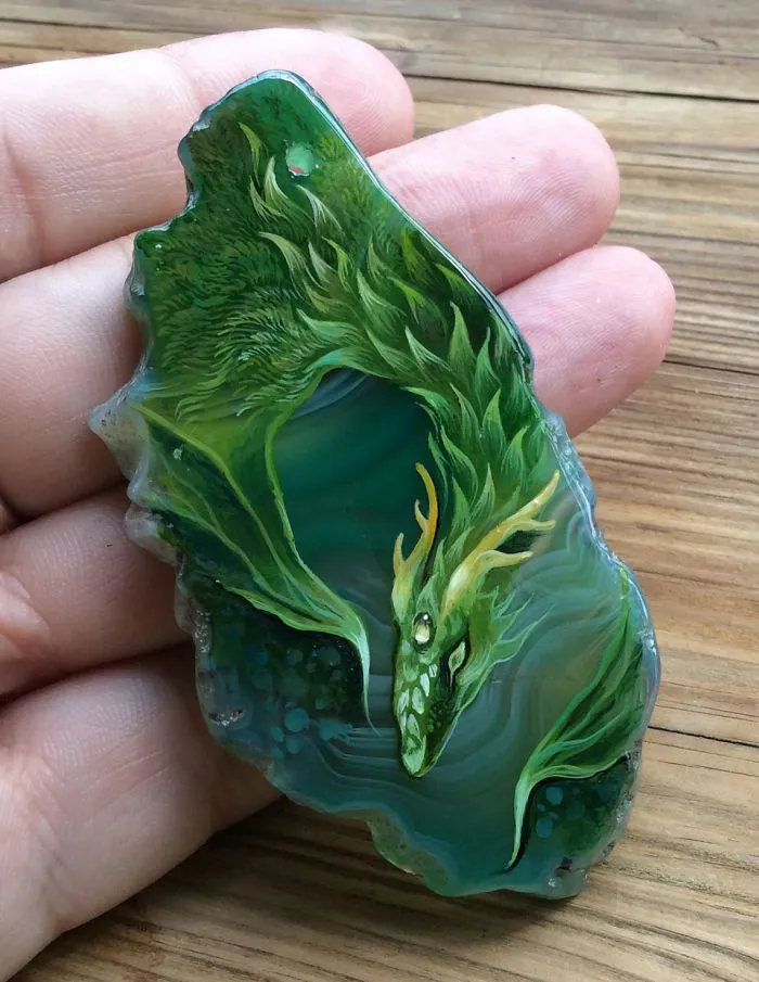 I Paint Dragons, The Ancient Keepers Of Our Dreams On Stones