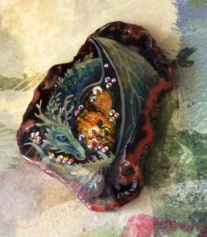 I Paint Dragons, The Ancient Keepers Of Our Dreams On Stones