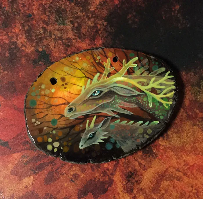 I Paint Dragons, The Ancient Keepers Of Our Dreams On Stones