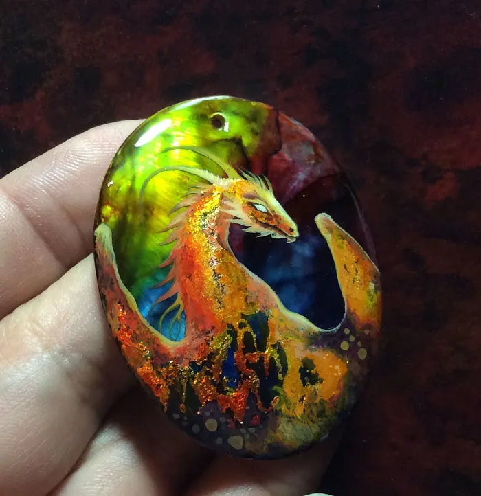 I Paint Dragons, The Ancient Keepers Of Our Dreams On Stones