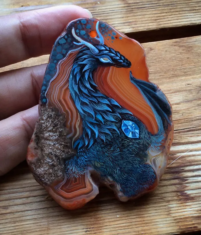 I Paint Dragons, The Ancient Keepers Of Our Dreams On Stones