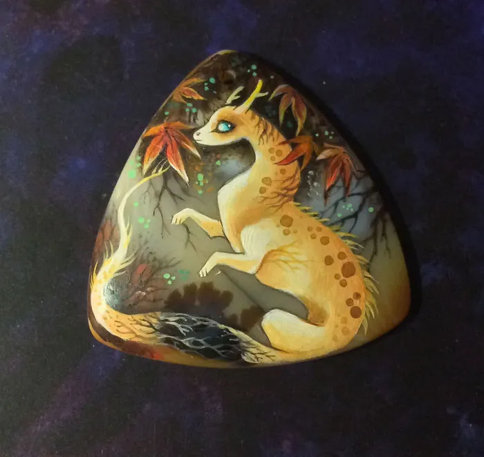 I Paint Dragons, The Ancient Keepers Of Our Dreams On Stones