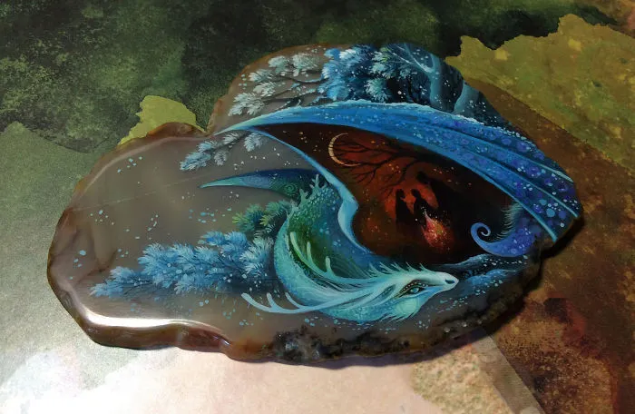 I Paint Dragons, The Ancient Keepers Of Our Dreams On Stones