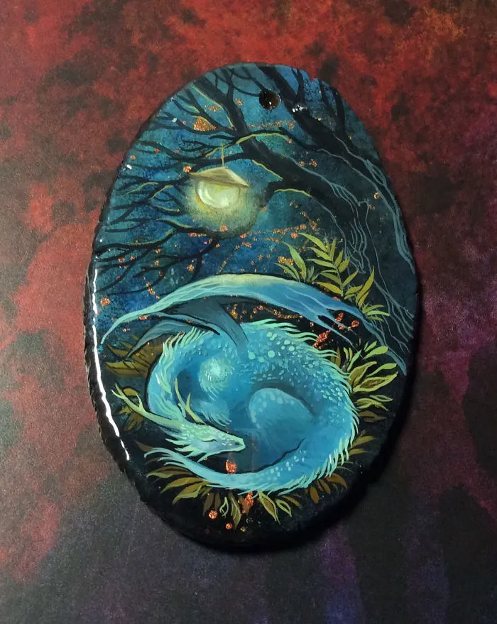 I Paint Dragons, The Ancient Keepers Of Our Dreams On Stones
