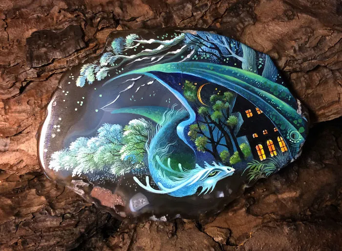 I Paint Dragons, The Ancient Keepers Of Our Dreams On Stones