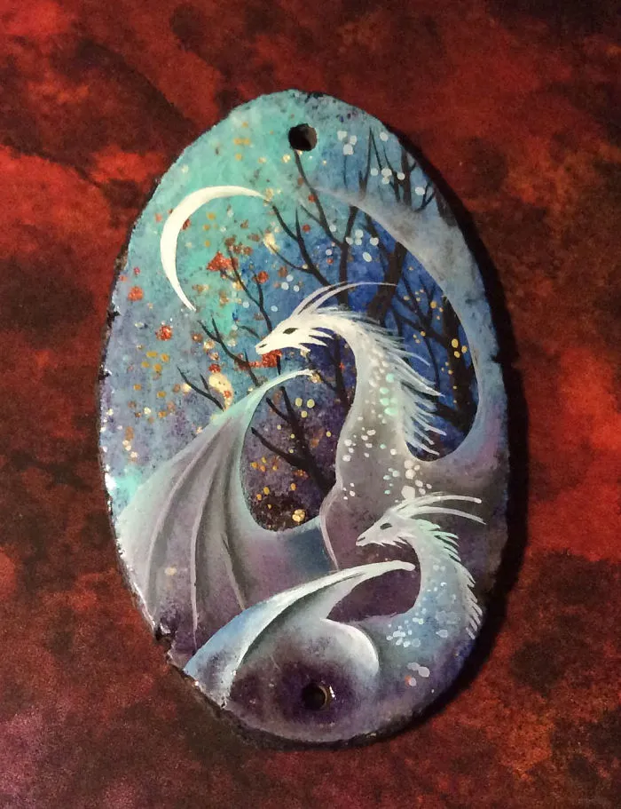 I Paint Dragons, The Ancient Keepers Of Our Dreams On Stones