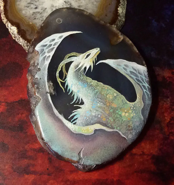I Paint Dragons, The Ancient Keepers Of Our Dreams On Stones