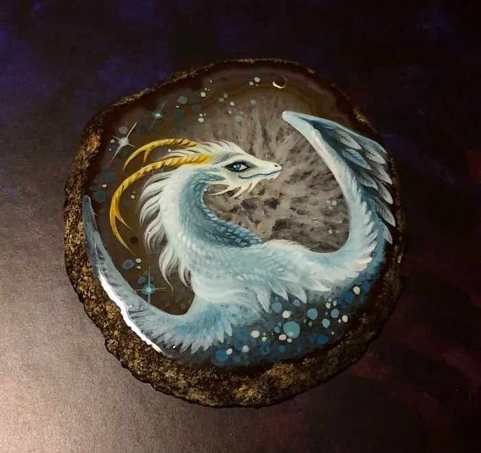 I Paint Dragons, The Ancient Keepers Of Our Dreams On Stones