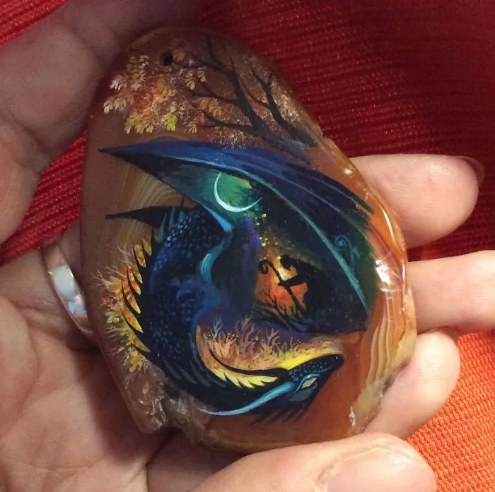 I Paint Dragons, The Ancient Keepers Of Our Dreams On Stones