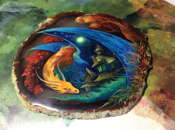 I Paint Dragons, The Ancient Keepers Of Our Dreams On Stones