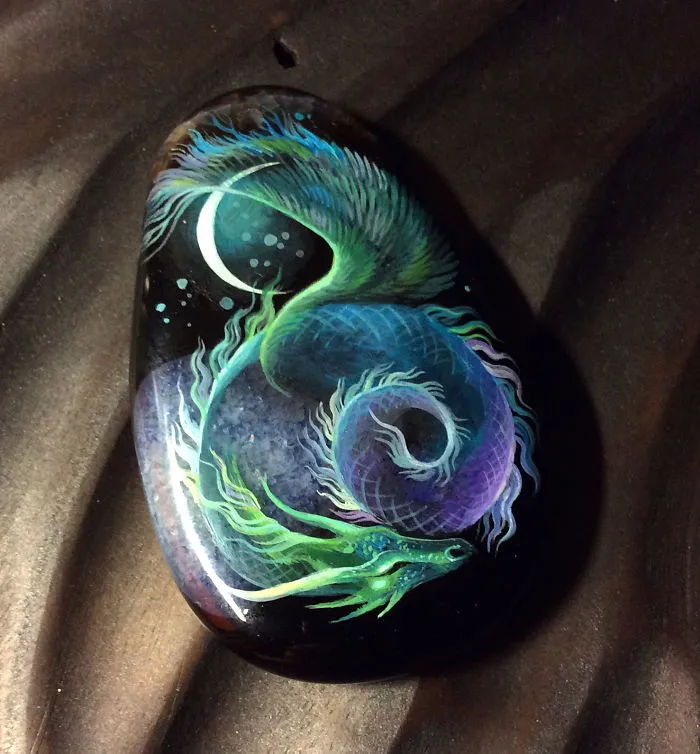 I Paint Dragons, The Ancient Keepers Of Our Dreams On Stones