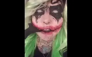 Female Joker Makeup By Flynnderella