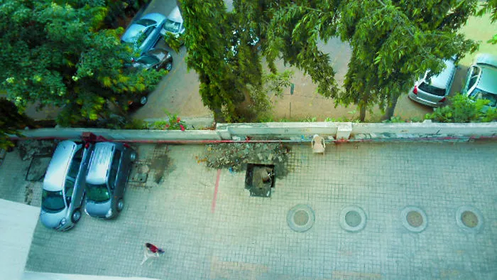 Parking On Poop (Parking Lot  Is On The 'Septic Tank')