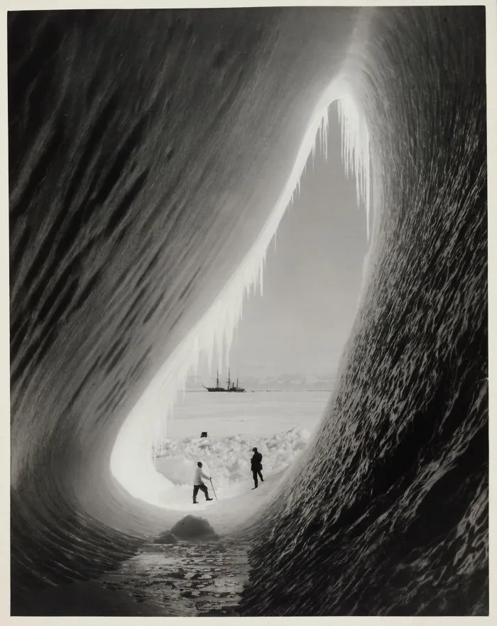 A Grotto In An Iceberg